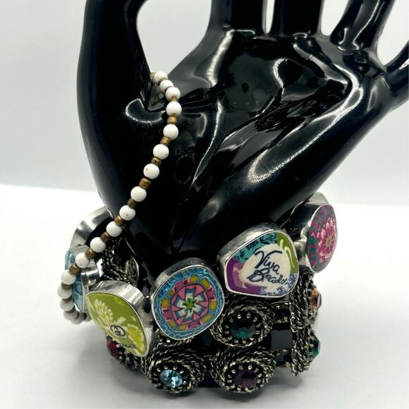 Silver & Gold Viva Beads Bracelet Bundle - Picture 1 of 3